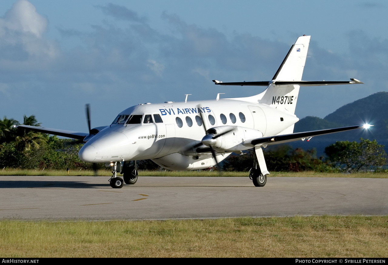 Aircraft Photo of N487UE | British Aerospace BAe-3201 Jetstream Super 31 | BVI Airways | AirHistory.net #205770