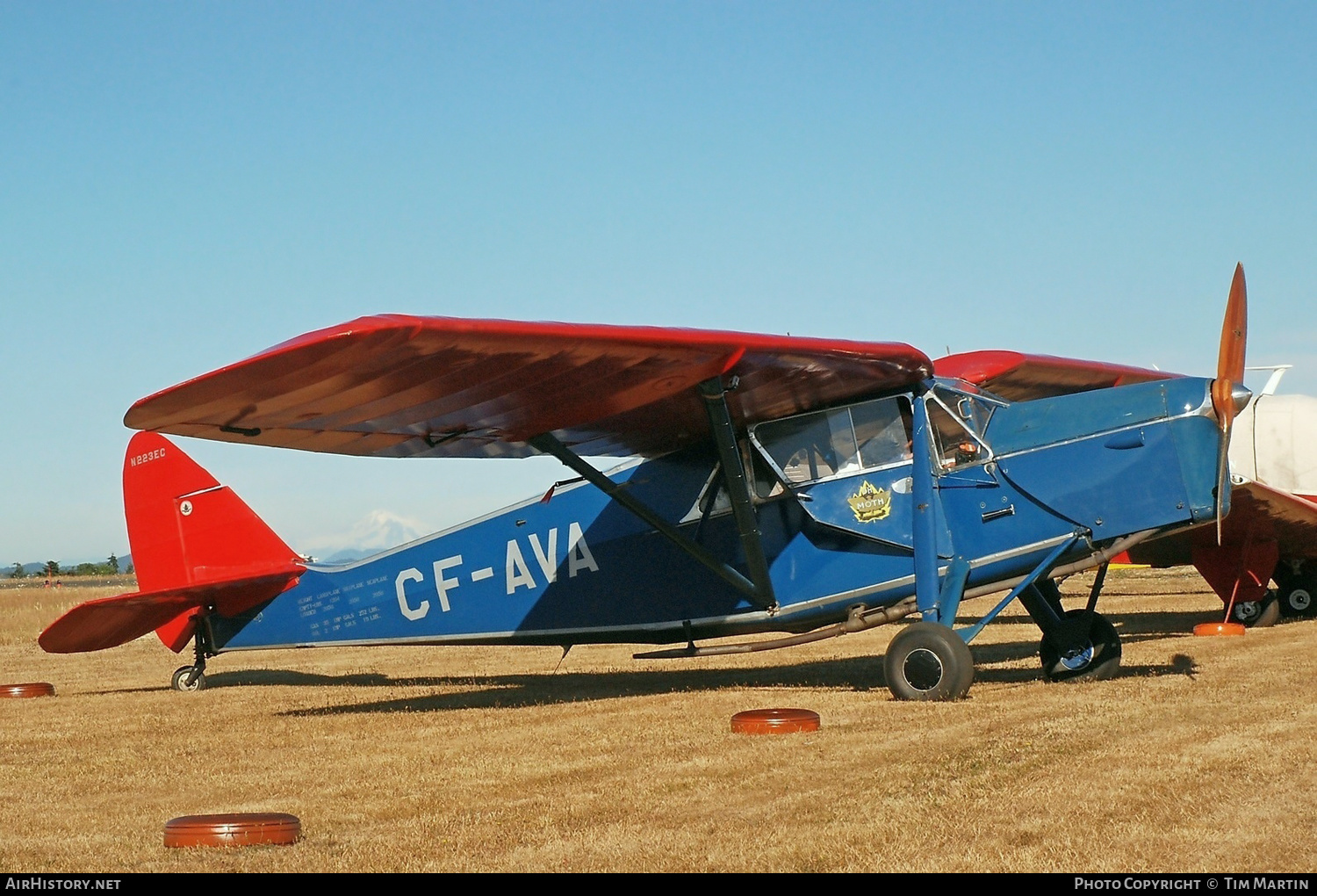 Aircraft Photo of N223EC / CF-AVA | De Havilland D.H. 80A Puss Moth | AirHistory.net #205776