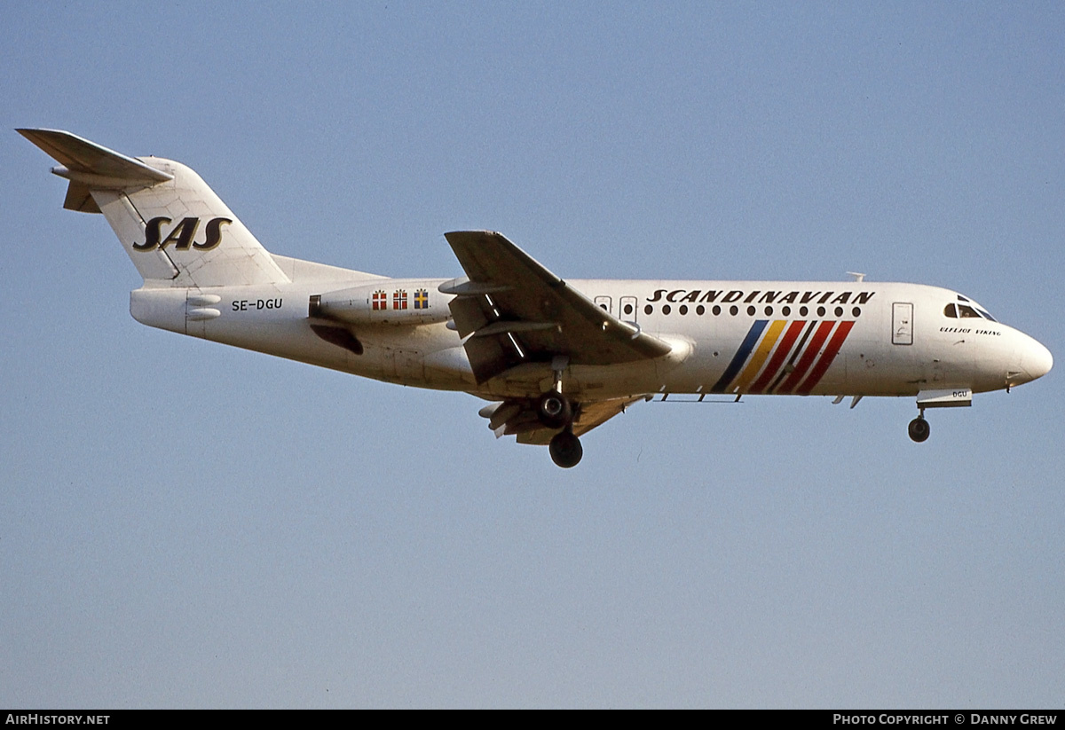 Aircraft Photo of SE-DGU | Fokker F28-4000 Fellowship | Scandinavian Airlines - SAS | AirHistory.net #205781