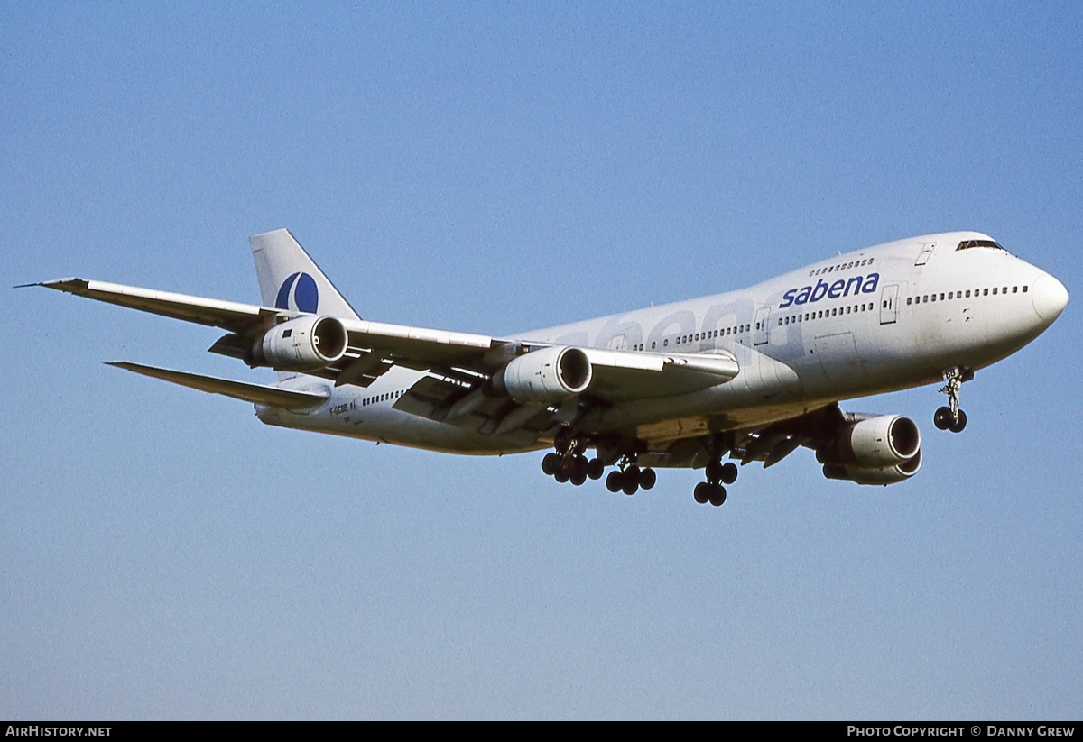 Aircraft Photo of F-GCBB | Boeing 747-228BM | Sabena | AirHistory.net #205790