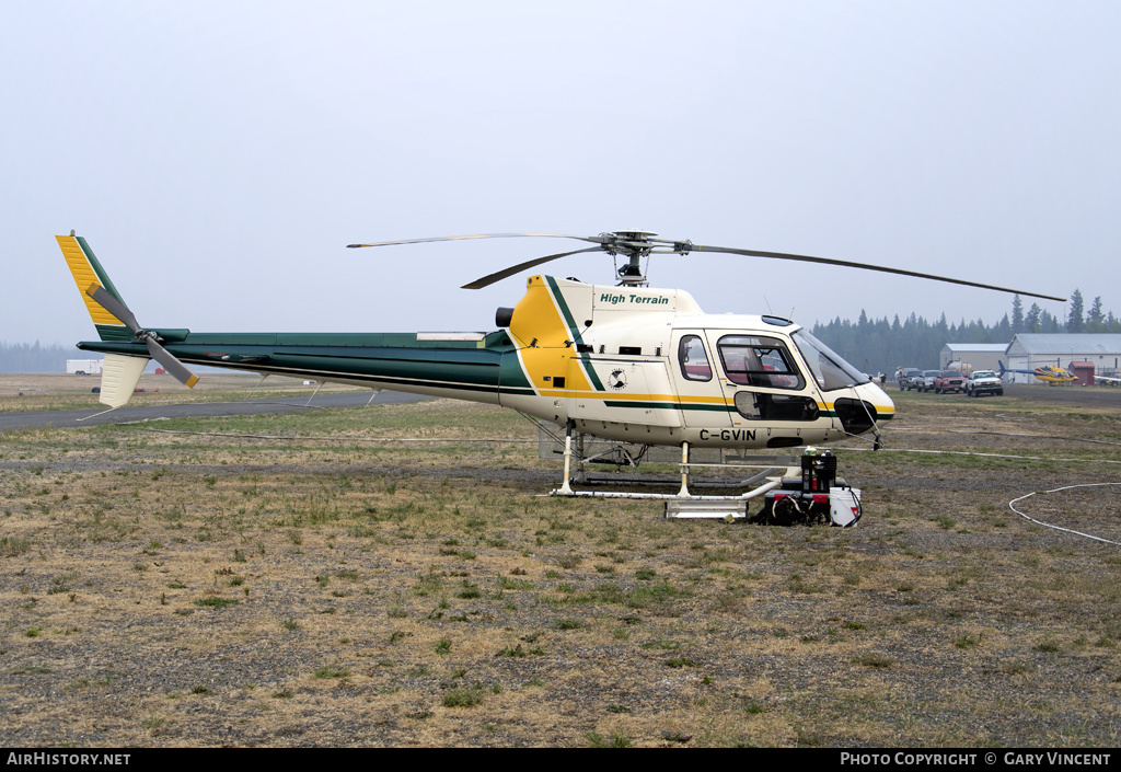 Aircraft Photo of C-GVIN | Aerospatiale AS-350B-2 Ecureuil | High Terrain Helicopters | AirHistory.net #205801