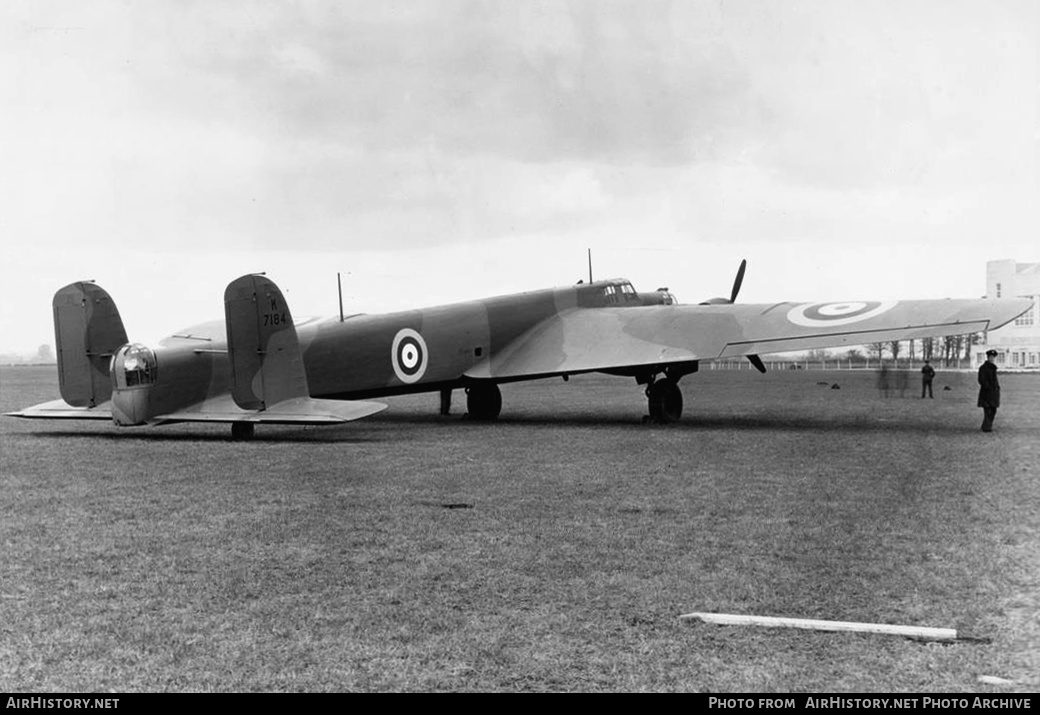 Aircraft Photo of K7184 | Armstrong Whitworth AW-38 Whitley I | UK - Air Force | AirHistory.net #205813