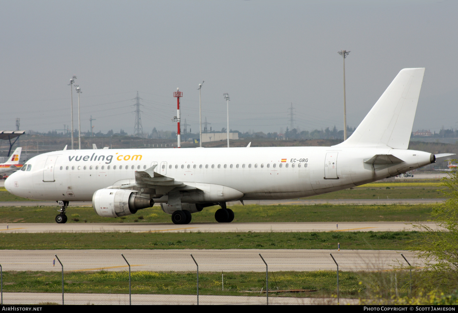 Aircraft Photo of EC-GRG | Airbus A320-211 | Vueling Airlines | AirHistory.net #205818