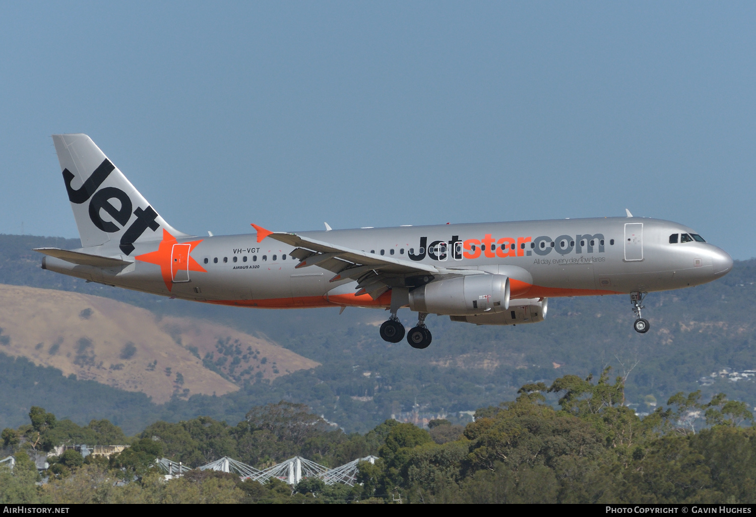 Aircraft Photo of VH-VGT | Airbus A320-232 | Jetstar Airways | AirHistory.net #205824