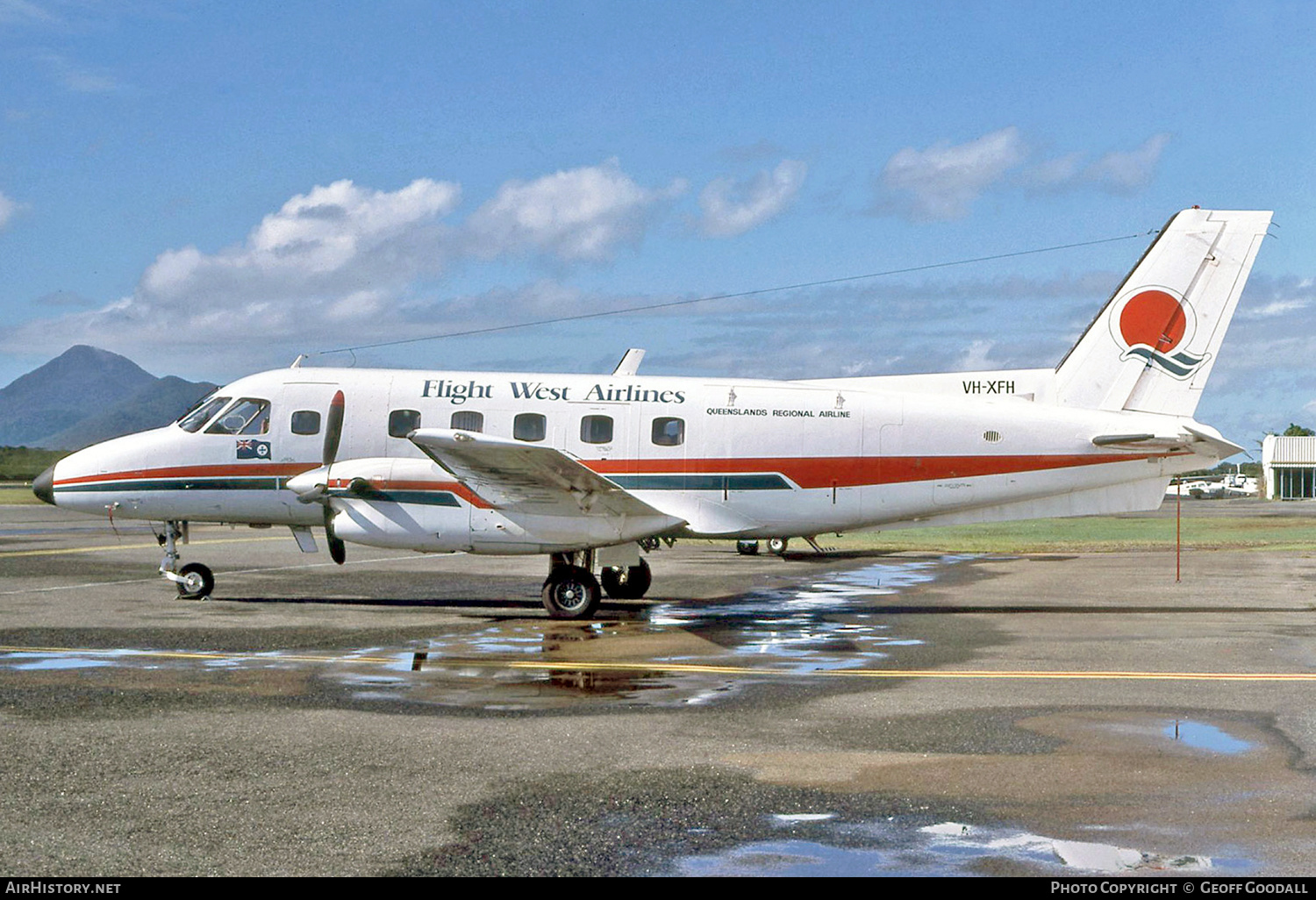 Aircraft Photo of VH-XFH | Embraer EMB-110P1 Bandeirante | Flight West Airlines | AirHistory.net #205832