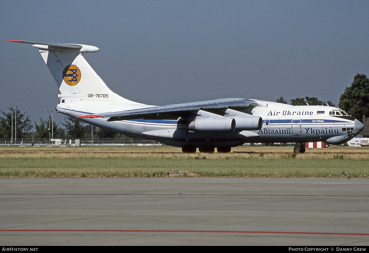 Aircraft Photo of UR-76705 | Ilyushin Il-76MD | Air Ukraine | AirHistory.net #205862