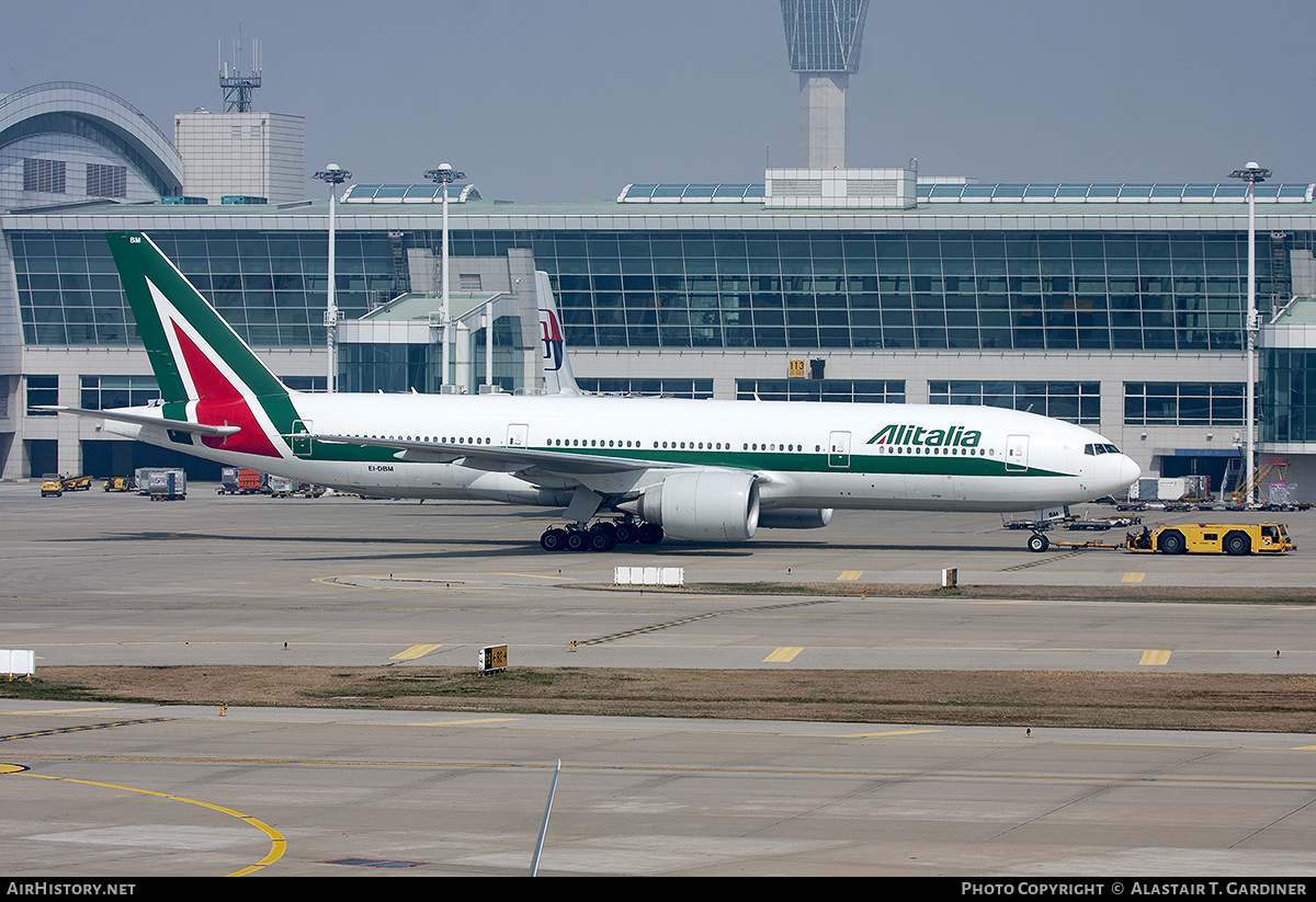 Aircraft Photo of EI-DBM | Boeing 777-243/ER | Alitalia | AirHistory.net #205876