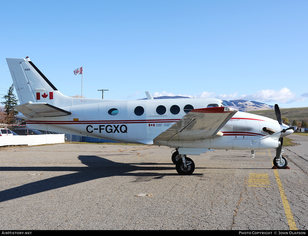Aircraft Photo of C-FGXQ | Beech C90A King Air | Transport Canada | AirHistory.net #205906