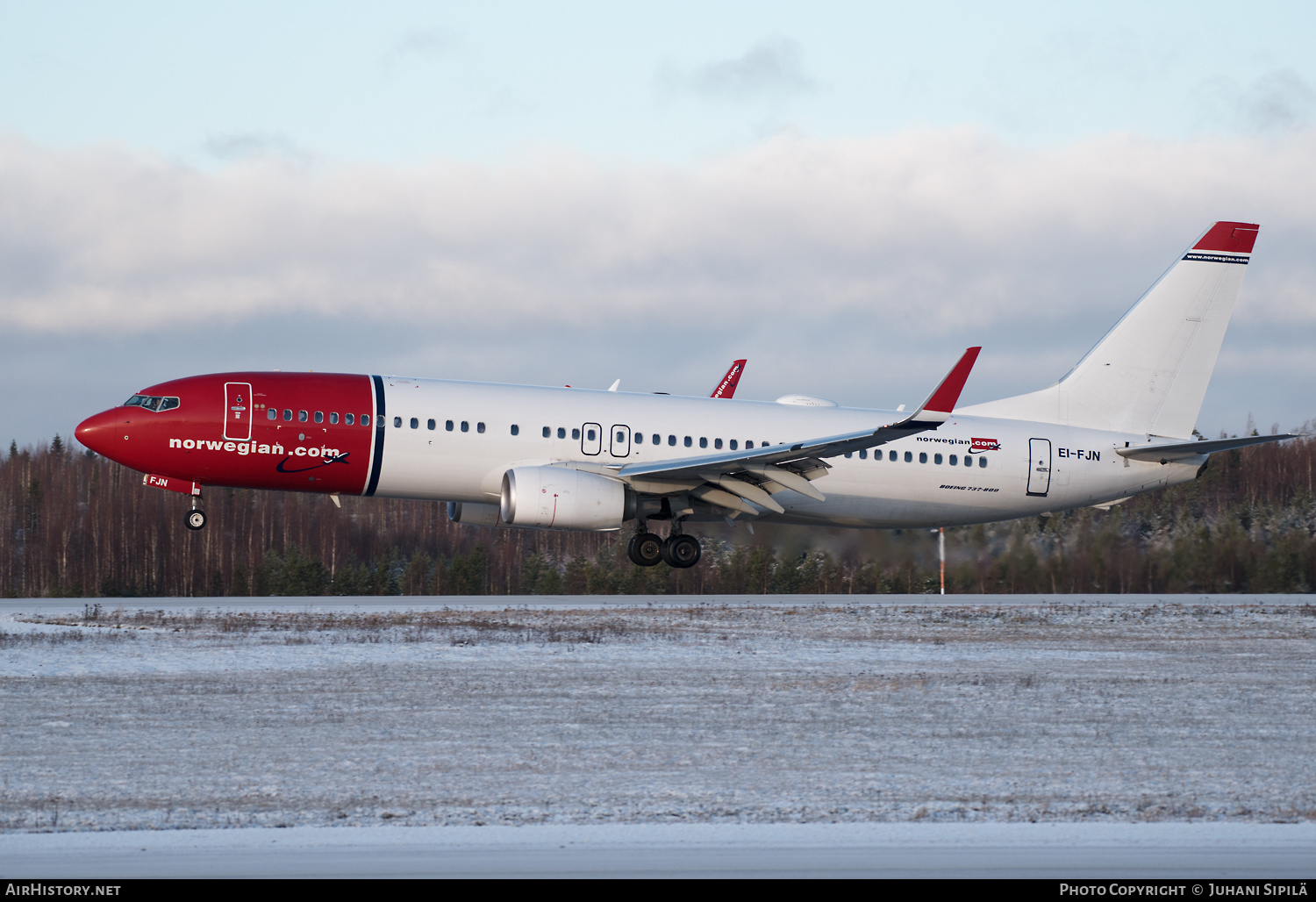 Aircraft Photo of EI-FJN | Boeing 737-8JP | Norwegian | AirHistory.net #205908
