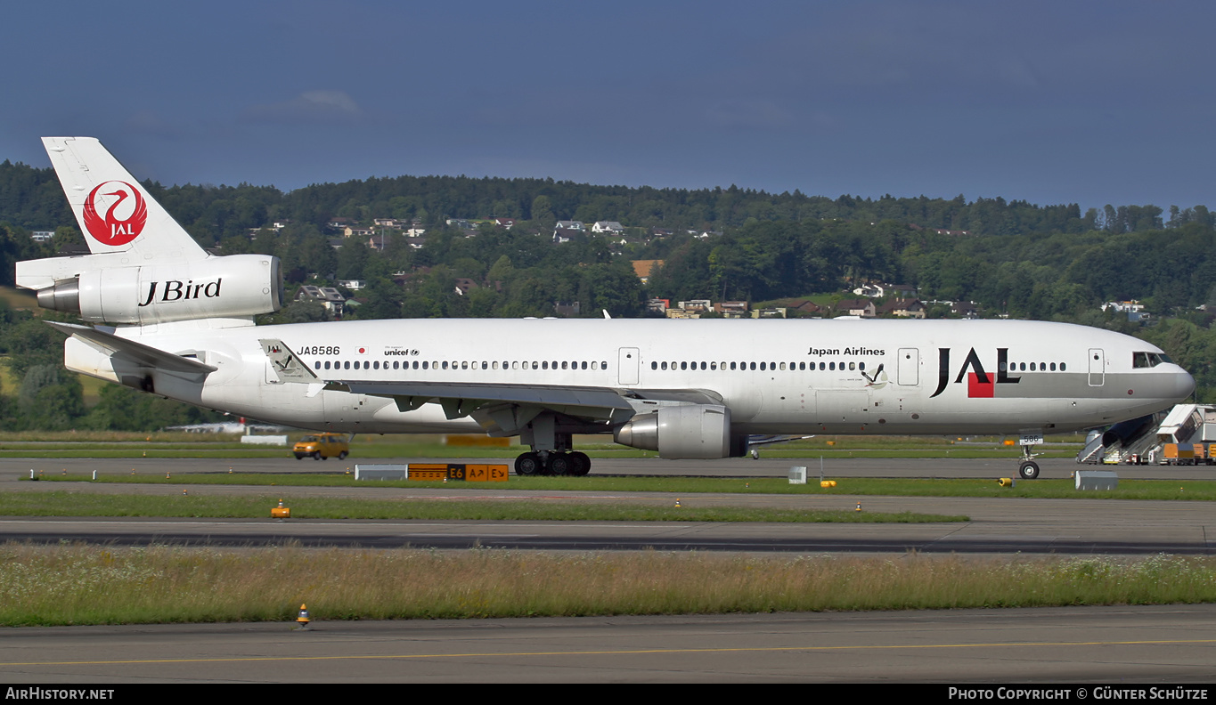 Aircraft Photo of JA8586 | McDonnell Douglas MD-11 | Japan Airlines - JAL | AirHistory.net #205913