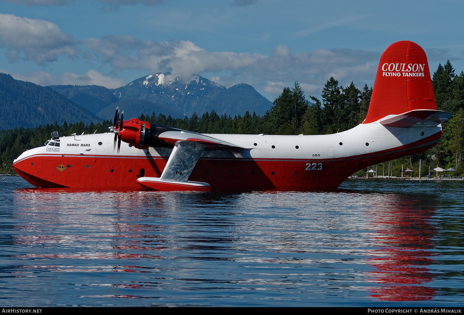 Aircraft Photo of C-FLYL | Martin JRM-3(AT) Mars | Coulson Flying Tankers | AirHistory.net #205928