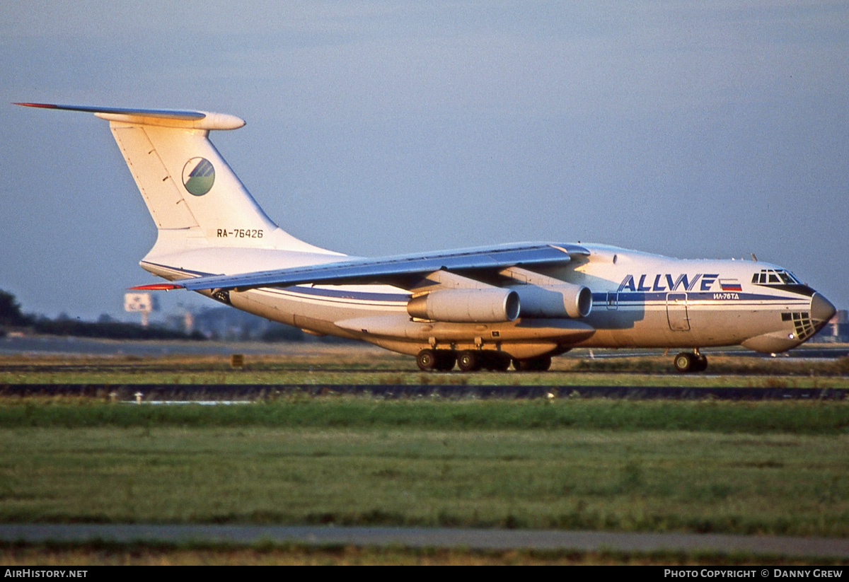 Aircraft Photo of RA-76426 | Ilyushin Il-76TD | ALLWE | AirHistory.net #205931