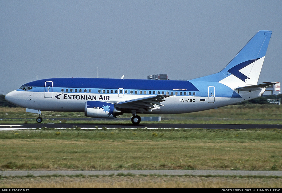 Aircraft Photo of ES-ABC | Boeing 737-5Q8 | Estonian Air | AirHistory.net #205932