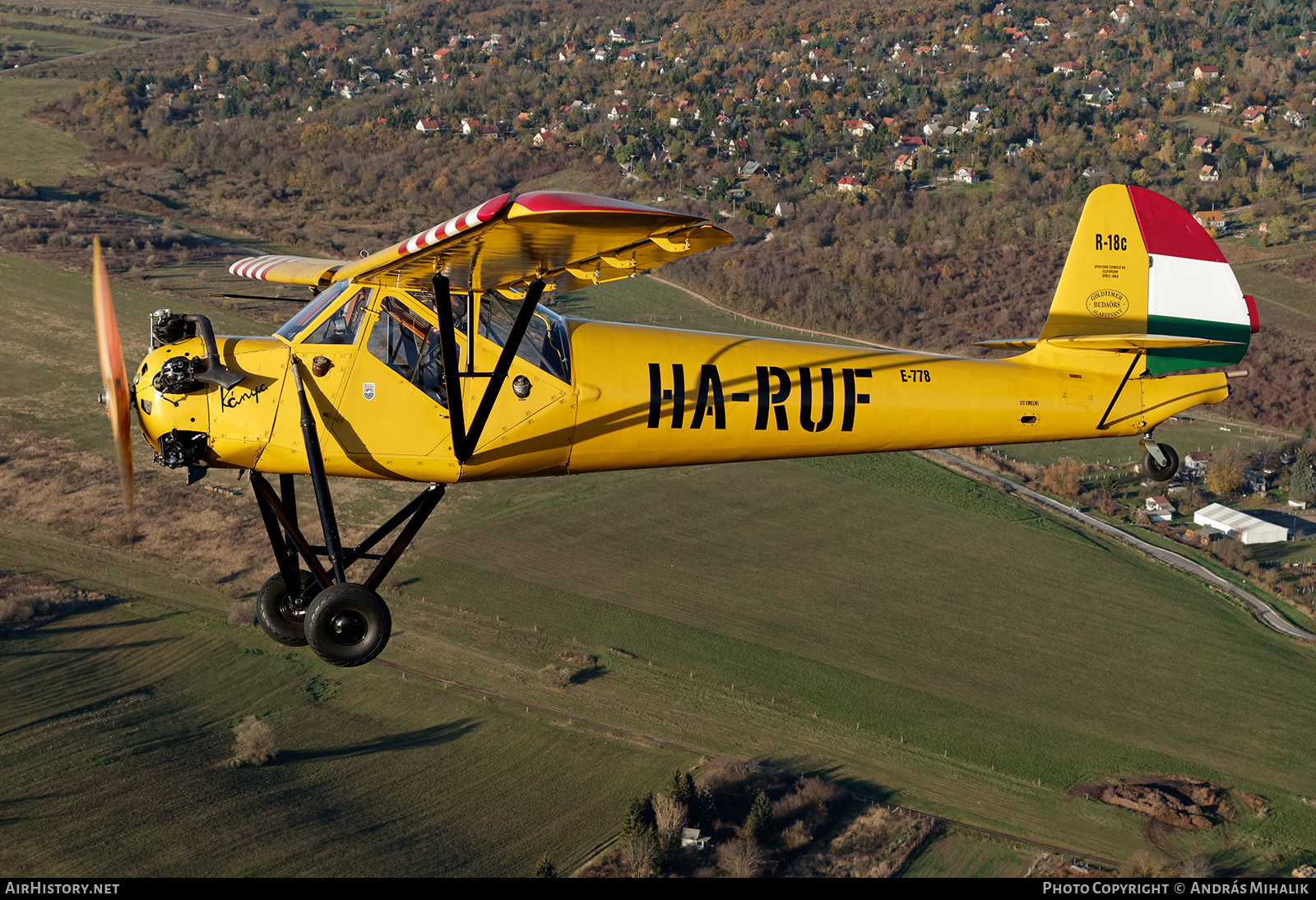 Aircraft Photo of HA-RUF | Rubik R-18C Kanya | Goldtimer Alapítvány | AirHistory.net #205933