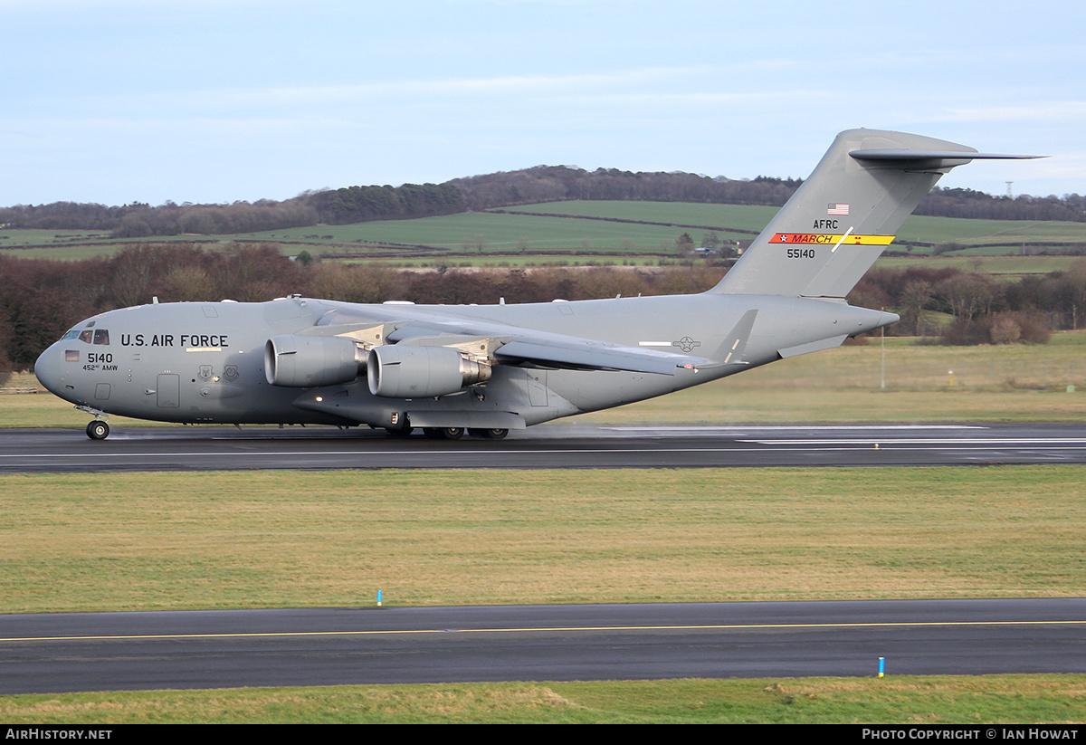 Aircraft Photo of 05-5140 / 55140 | Boeing C-17A Globemaster III | USA - Air Force | AirHistory.net #205937