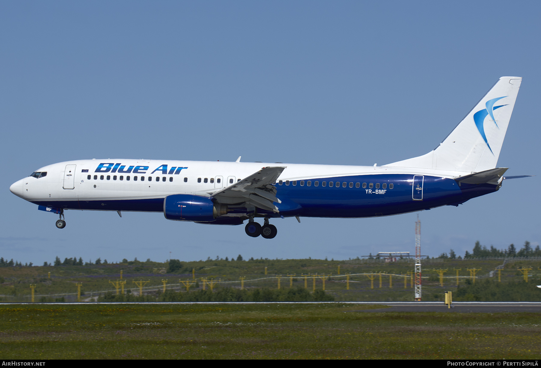 Aircraft Photo of YR-BMF | Boeing 737-8Q8 | Blue Air | AirHistory.net #205963