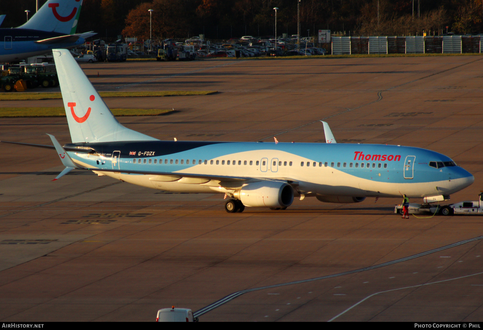Aircraft Photo of G-FDZX | Boeing 737-8K5 | Thomson Airways | AirHistory.net #205964