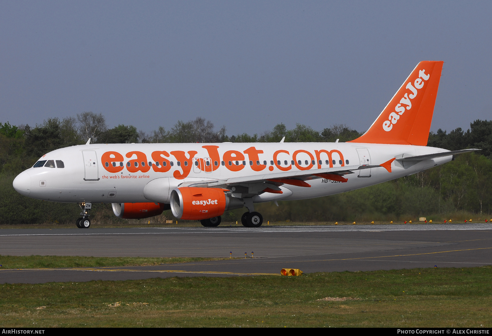 Aircraft Photo of HB-JZN | Airbus A319-111 | EasyJet | AirHistory.net #205971