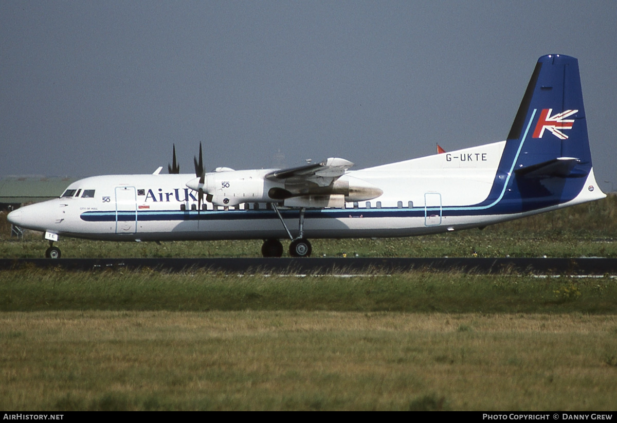 Aircraft Photo of G-UKTE | Fokker 50 | Air UK | AirHistory.net #205978