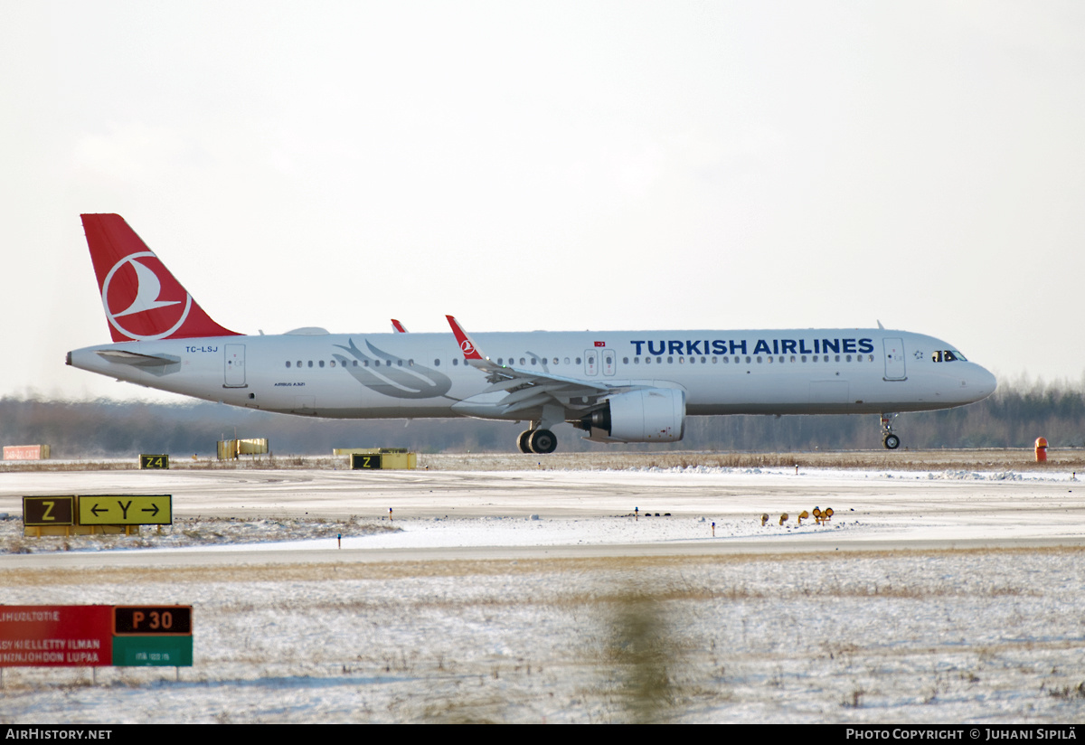 Aircraft Photo of TC-LSJ | Airbus A321-271NX | Turkish Airlines | AirHistory.net #205998