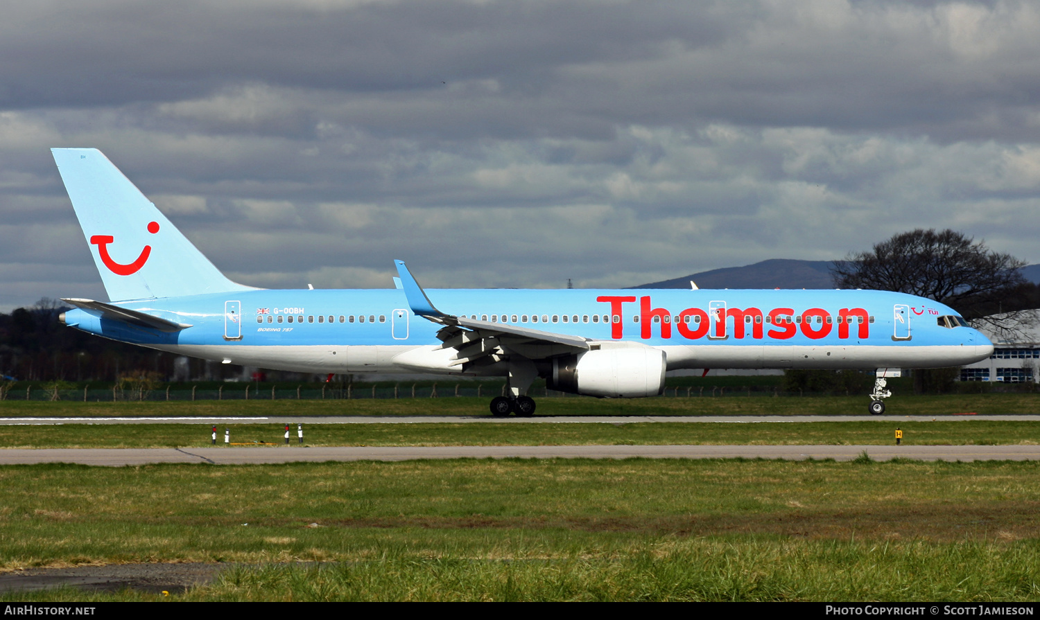 Aircraft Photo of G-OOBH | Boeing 757-236 | Thomson Airways | AirHistory.net #206015
