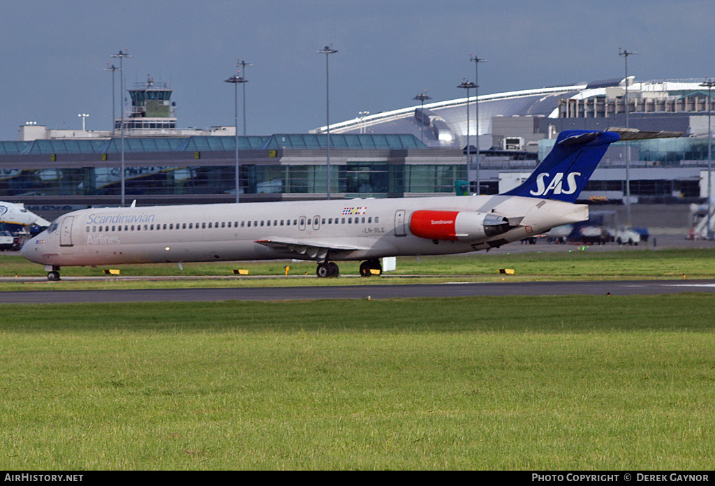 Aircraft Photo of LN-RLE | McDonnell Douglas MD-82 (DC-9-82) | Scandinavian Airlines - SAS | AirHistory.net #206042