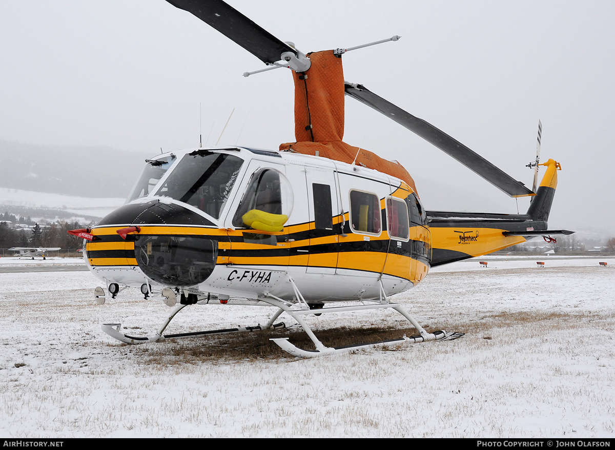 Aircraft Photo of C-FYHA | Bell 205A-1 | Yellowhead Helicopters | AirHistory.net #206044