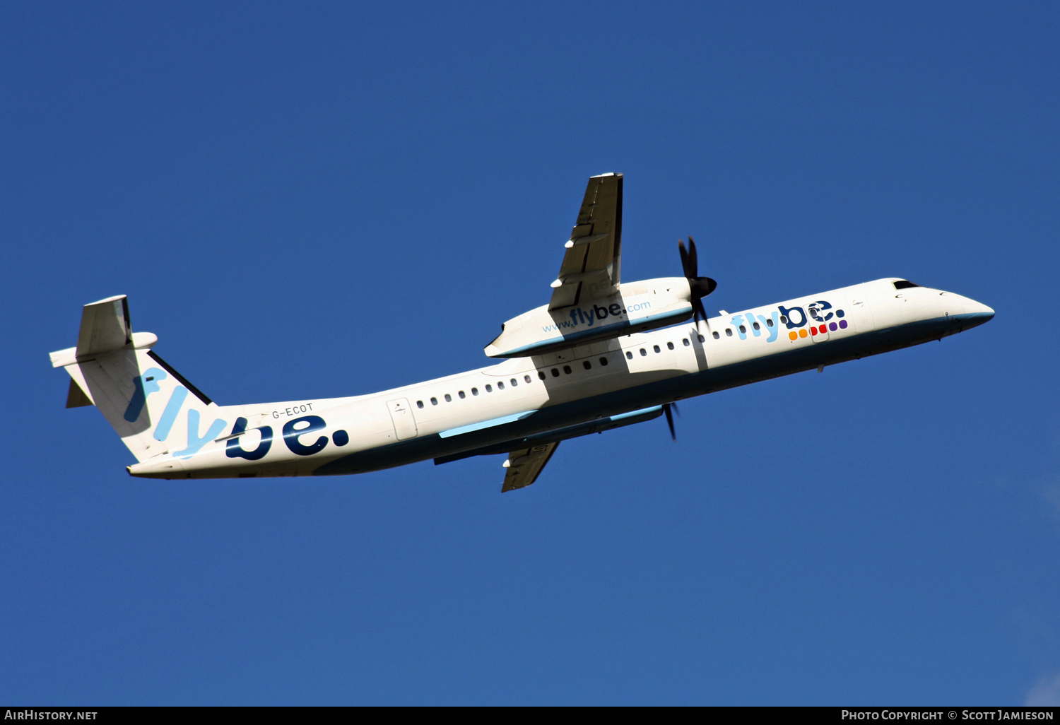Aircraft Photo of G-ECOT | Bombardier DHC-8-402 Dash 8 | Flybe | AirHistory.net #206054
