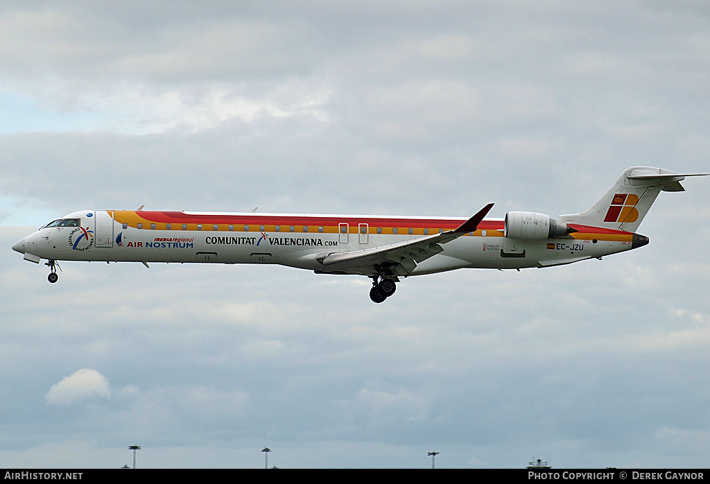 Aircraft Photo of EC-JZU | Bombardier CRJ-900ER (CL-600-2D24) | Iberia Regional | AirHistory.net #206066
