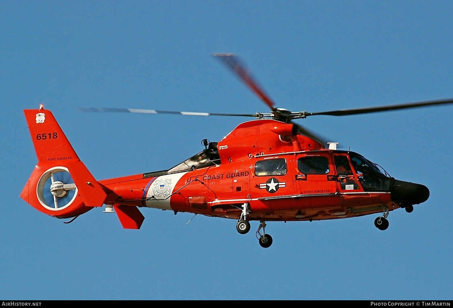 Aircraft Photo of 6518 | Aerospatiale HH-65B Dolphin | USA - Coast Guard | AirHistory.net #206069