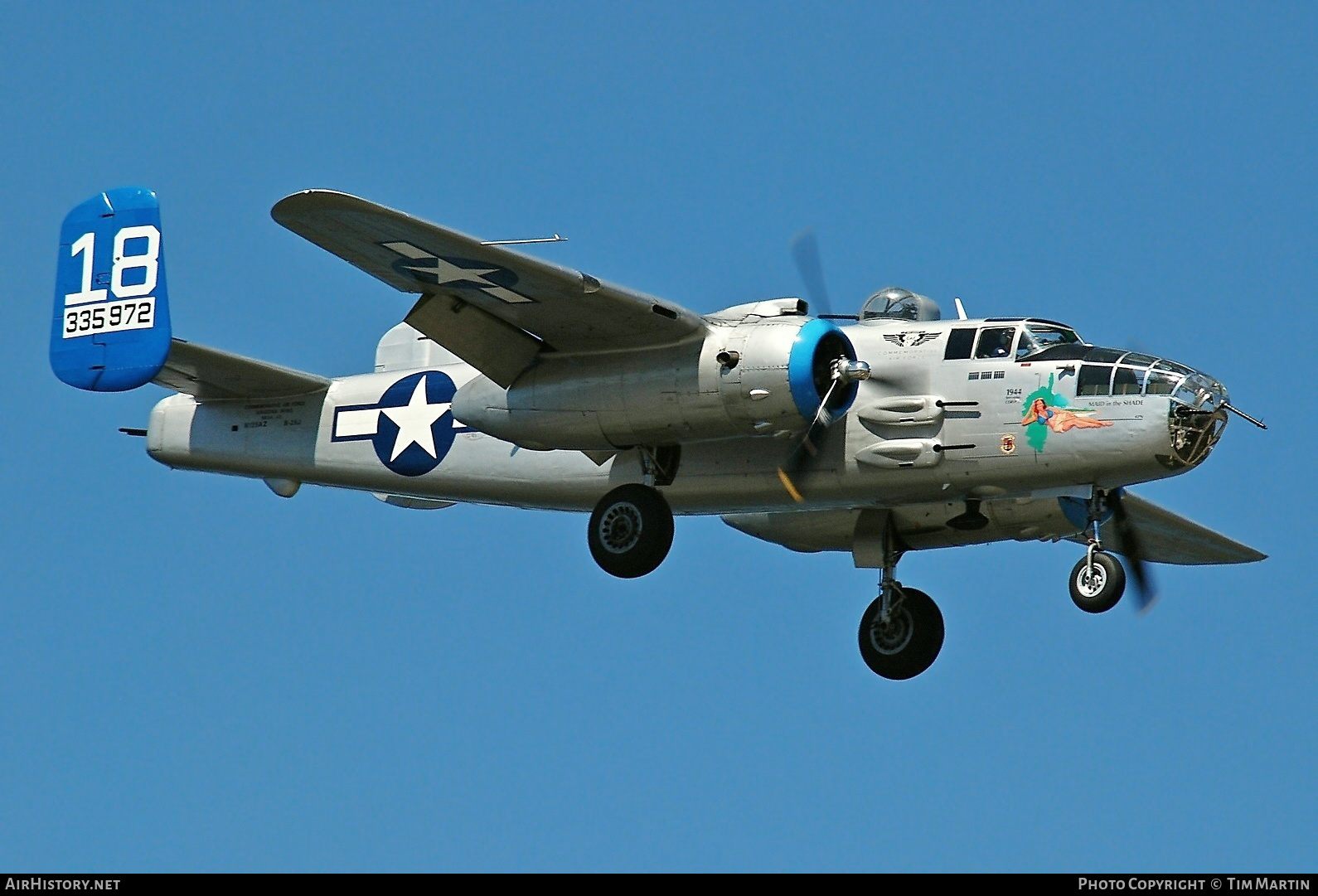 Aircraft Photo of N125AZ / 335972 | North American B-25J Mitchell | Commemorative Air Force | USA - Air Force | AirHistory.net #206074