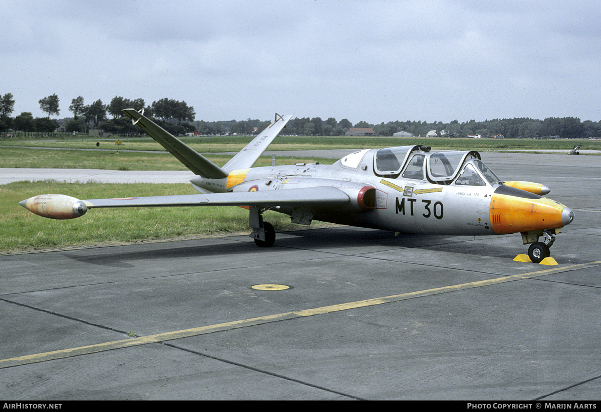 Aircraft Photo of MT30 | Fouga CM-170R Magister | Belgium - Air Force | AirHistory.net #206089