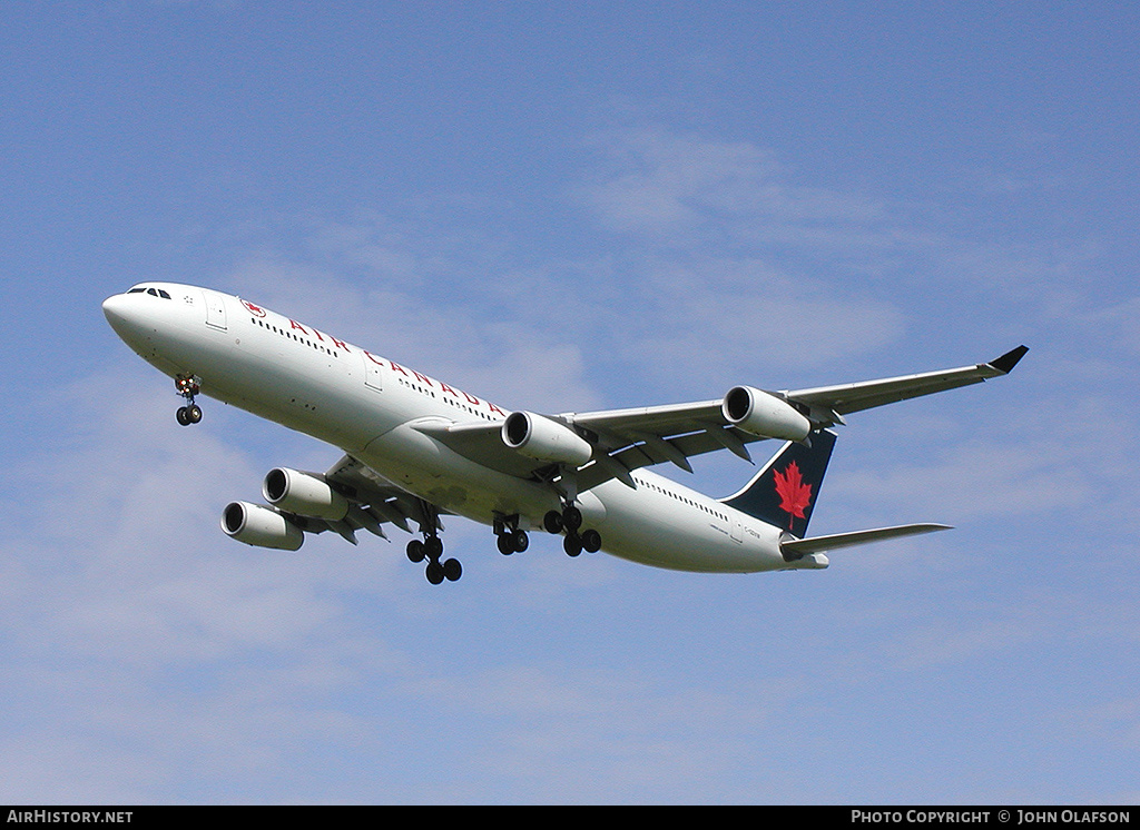 Aircraft Photo of C-GDVW | Airbus A340-313 | Air Canada | AirHistory.net #206098