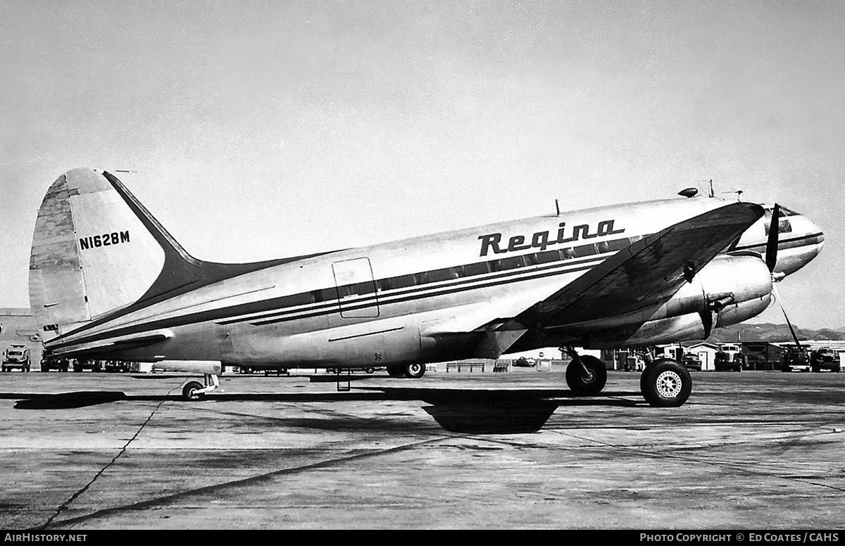 Aircraft Photo of N1628M | Curtiss C-46D Commando | Regina Airlines | AirHistory.net #206115