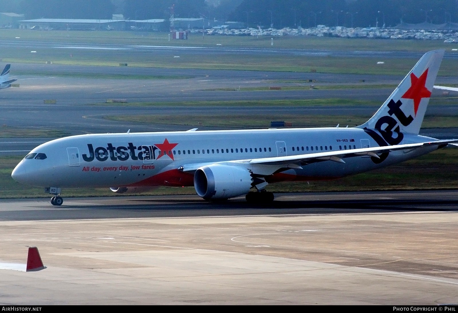 Aircraft Photo of VH-VKD | Boeing 787-8 Dreamliner | Jetstar Airways | AirHistory.net #206140