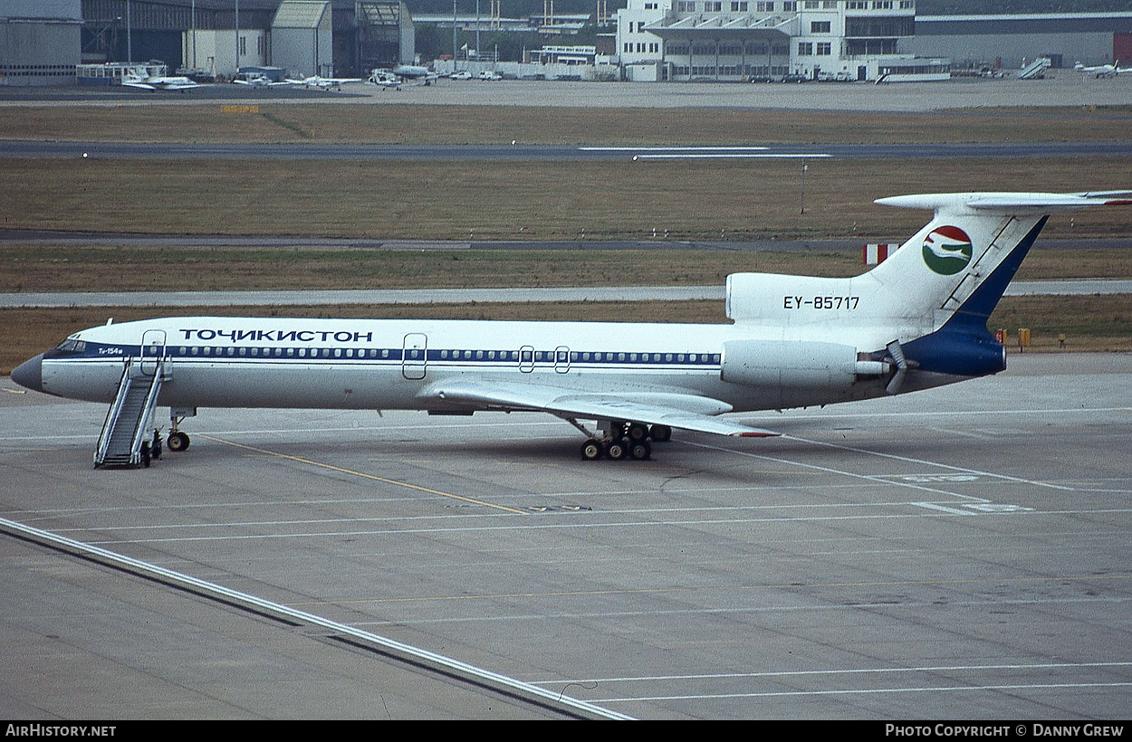 Aircraft Photo of EY-85717 | Tupolev Tu-154M | Tajik Air | AirHistory.net #206151