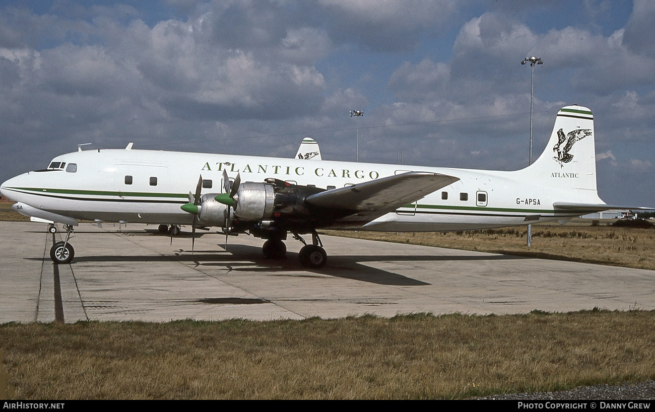 Aircraft Photo of G-APSA | Douglas DC-6A(C) | Atlantic Cargo | AirHistory.net #206153