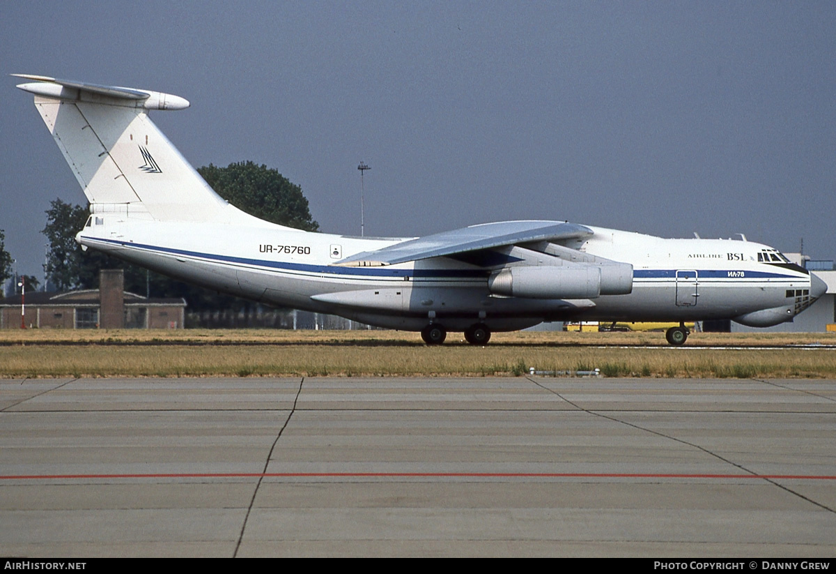 Aircraft Photo of UR-76760 | Ilyushin Il-78 | BSL Airline | AirHistory.net #206165