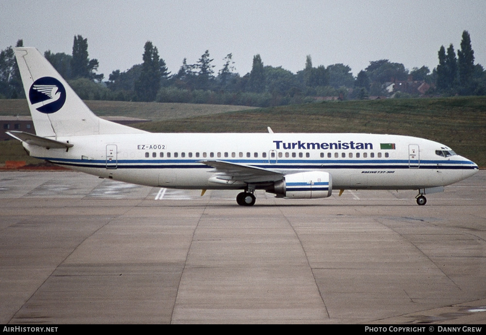 Aircraft Photo of EZ-A002 | Boeing 737-332 | Turkmenistan Airlines | AirHistory.net #206170