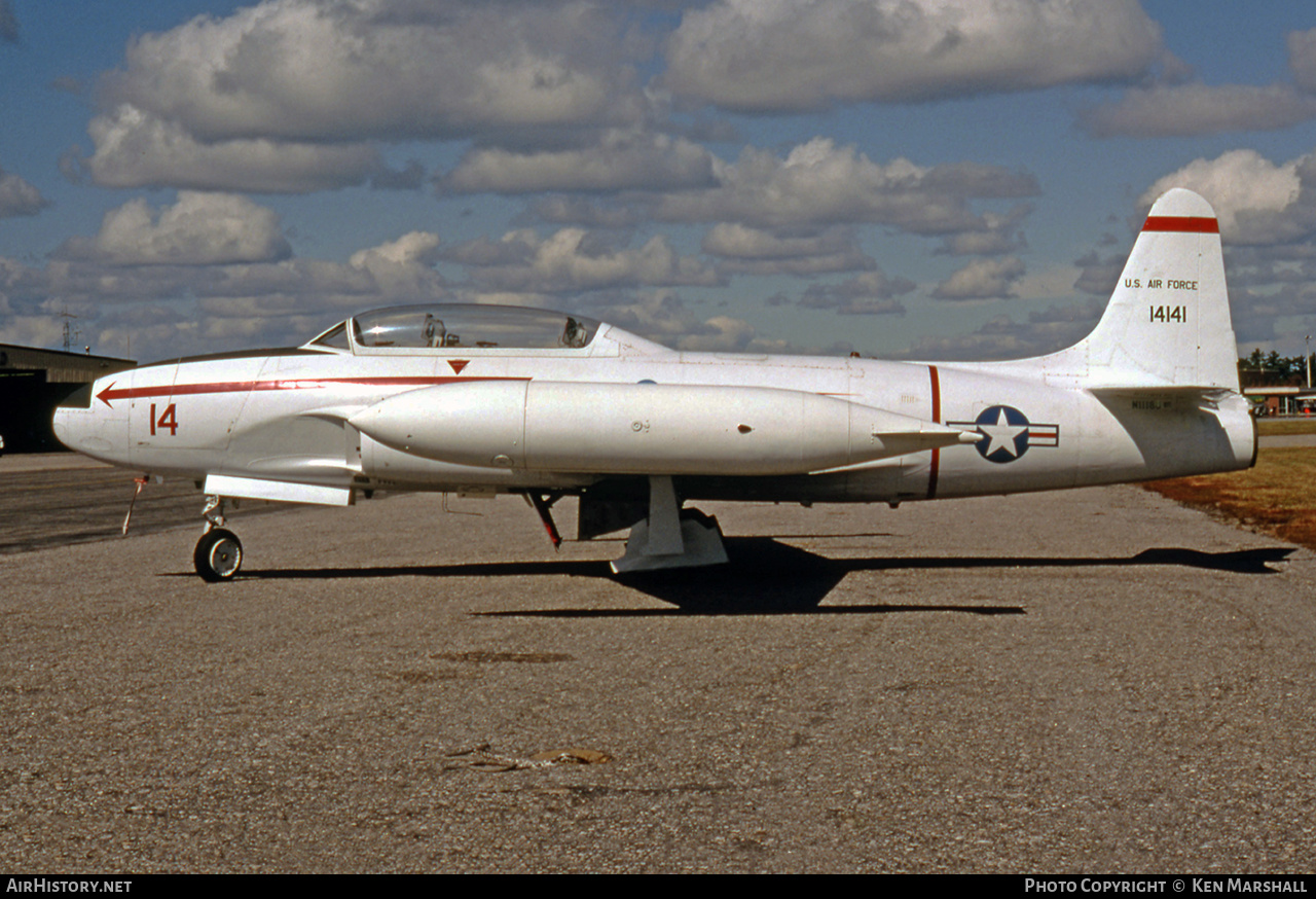 Aircraft Photo of N1118U / 14141 | Lockheed T-33A | USA - Air Force | AirHistory.net #206244