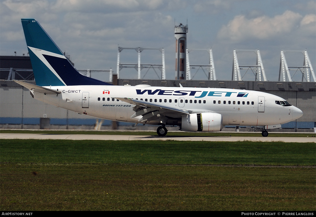 Aircraft Photo of C-GWCT | Boeing 737-6CT | WestJet | AirHistory.net #206245