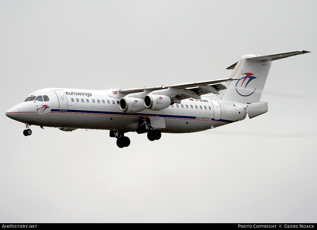 Aircraft Photo of D-AEWB | British Aerospace BAe-146-300 | Eurowings | AirHistory.net #206252