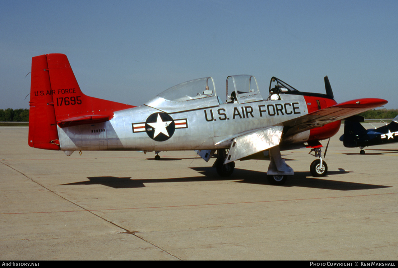 Aircraft Photo of N8089H / 17695 | North American T-28A Trojan | USA - Air Force | AirHistory.net #206264