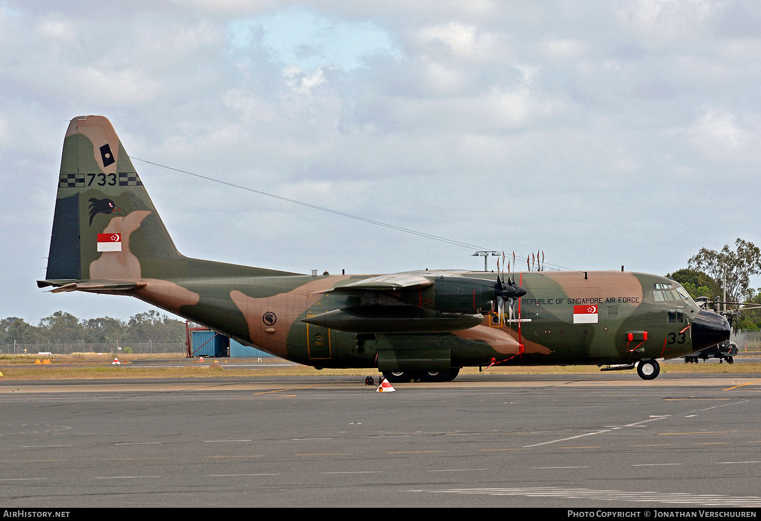 Aircraft Photo of 733 | Lockheed C-130H Hercules | Singapore - Air Force | AirHistory.net #206272