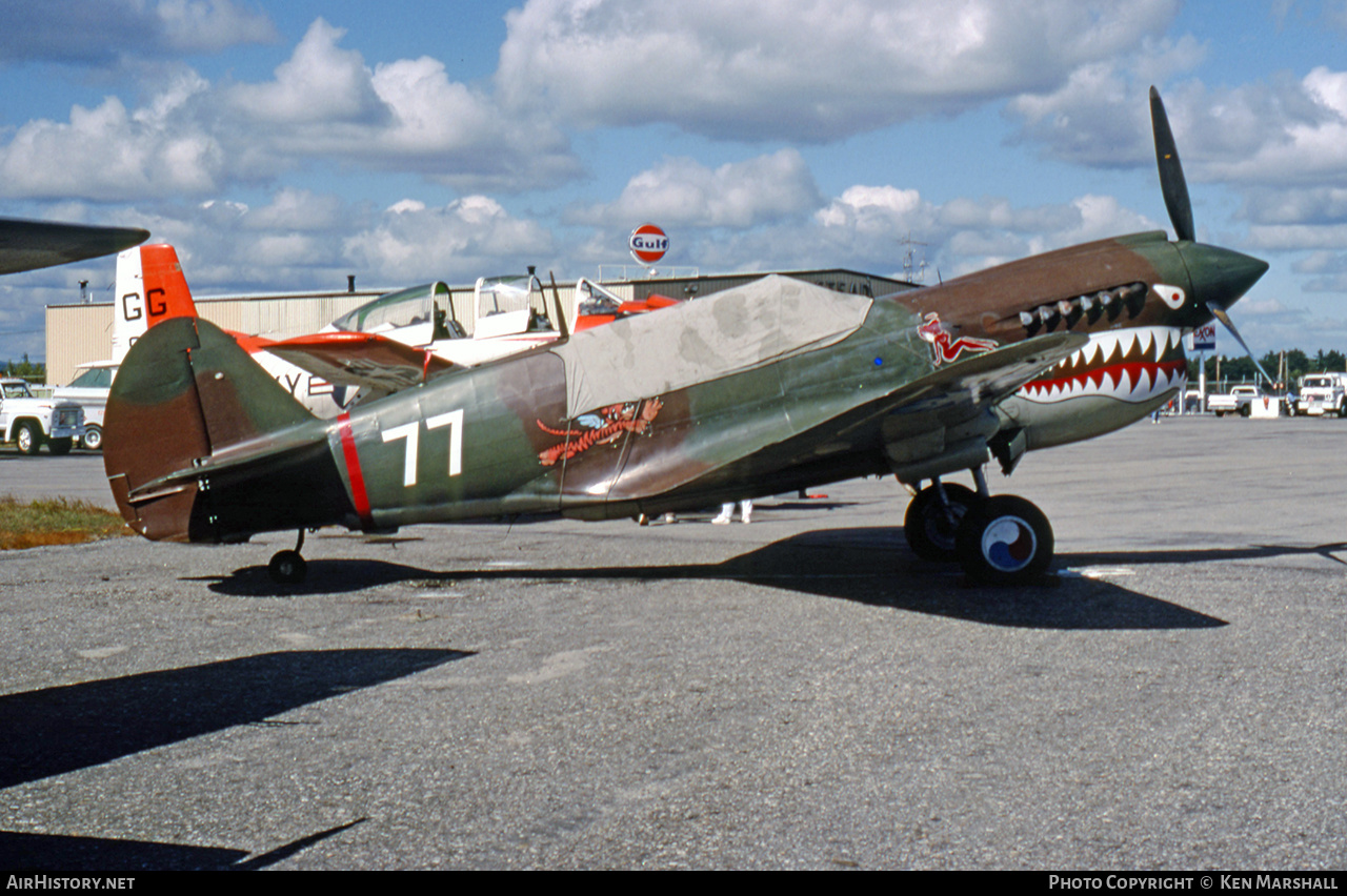 Aircraft Photo of N940AK / NX940AK / 15321 | Curtiss P-40E Warhawk | AirHistory.net #206282