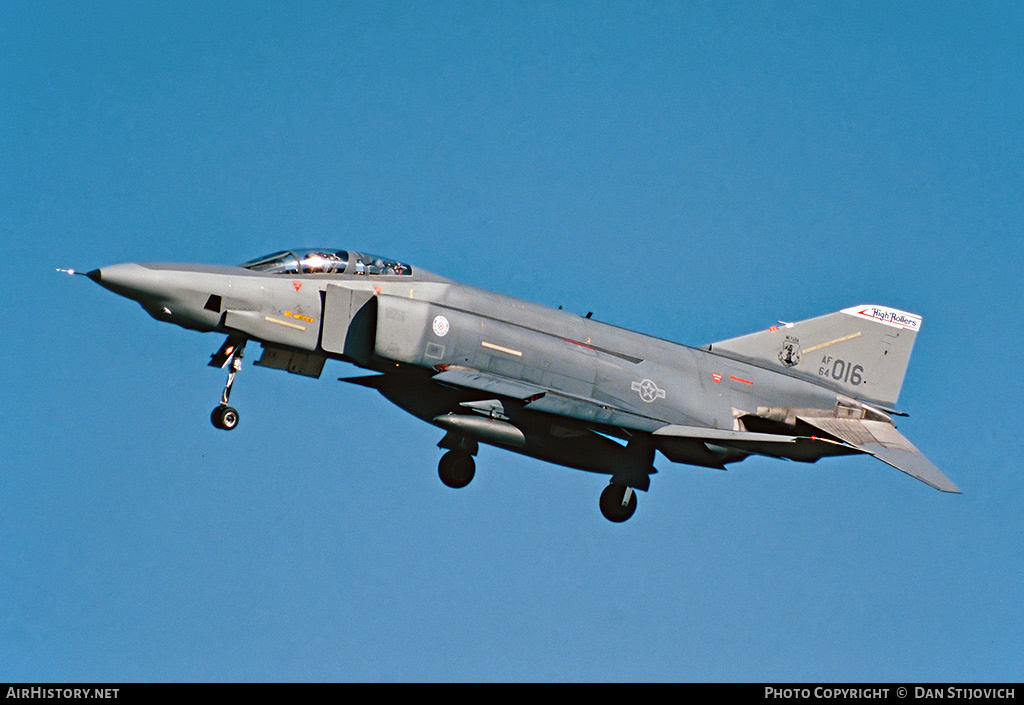 Aircraft Photo of 64-1016 / AF64016 | McDonnell Douglas RF-4C Phantom II | USA - Air Force | AirHistory.net #206302