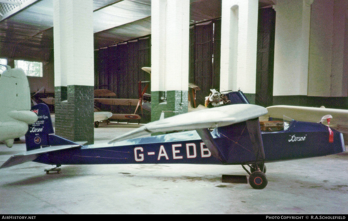 Aircraft Photo of G-AEDB | BAC Drone 2 | AirHistory.net #206303