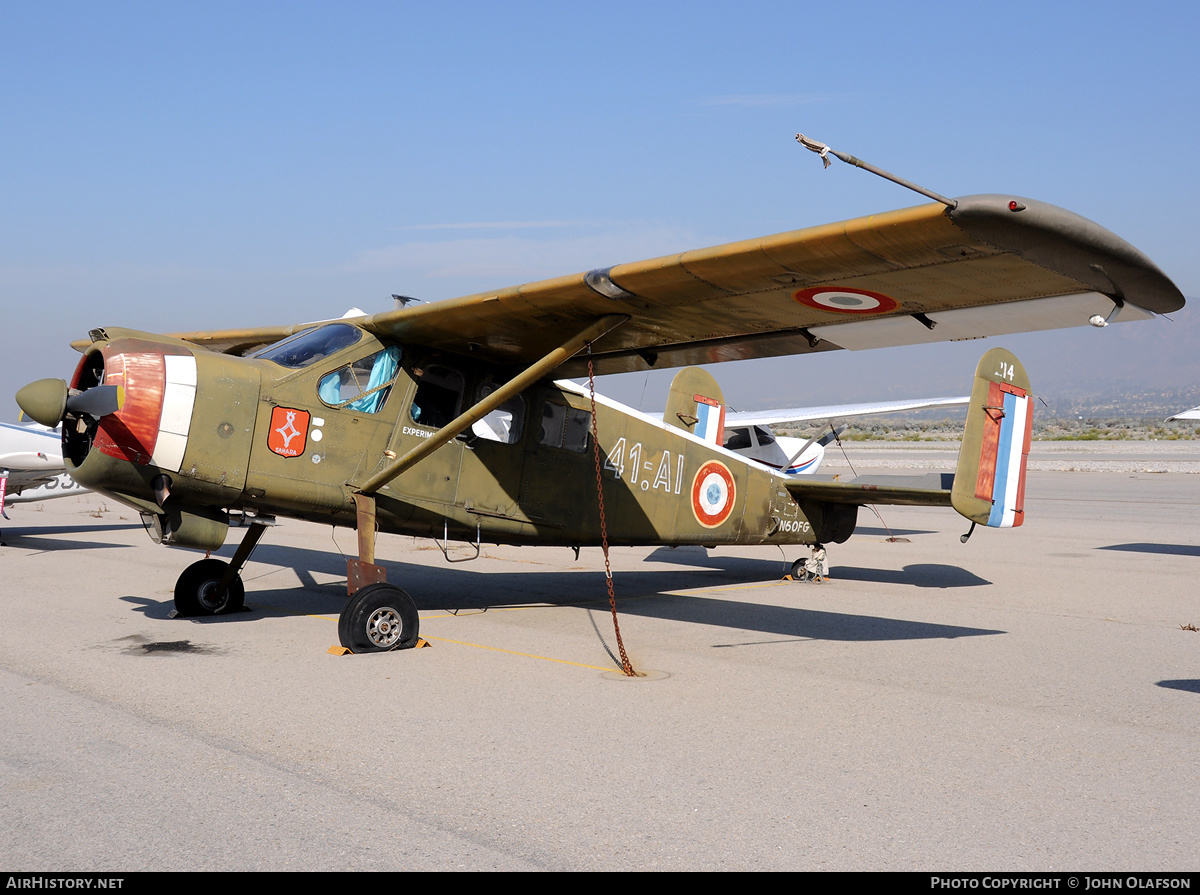 Aircraft Photo of N60FG / 214 | Max Holste MH.1521M Broussard | France - Air Force | AirHistory.net #206323