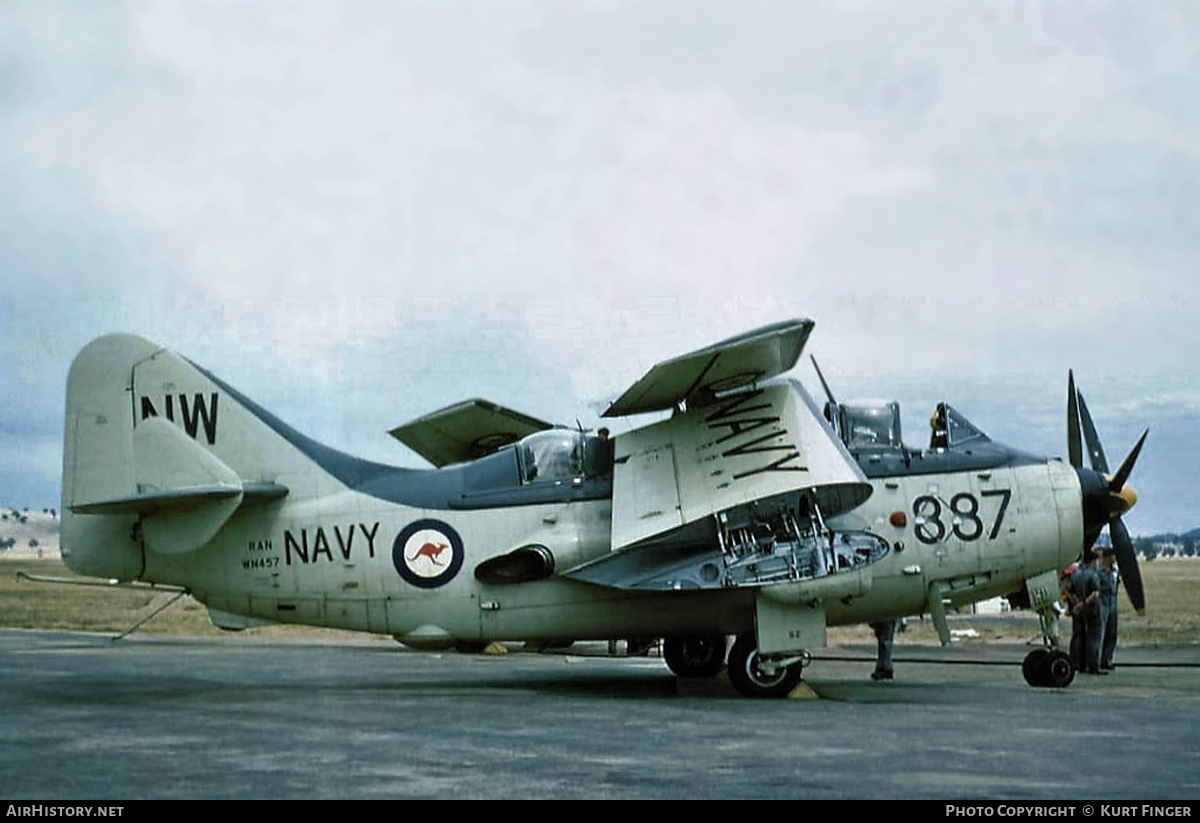 Aircraft Photo of WN457 | Fairey Gannet AS.1 | Australia - Navy | AirHistory.net #206325