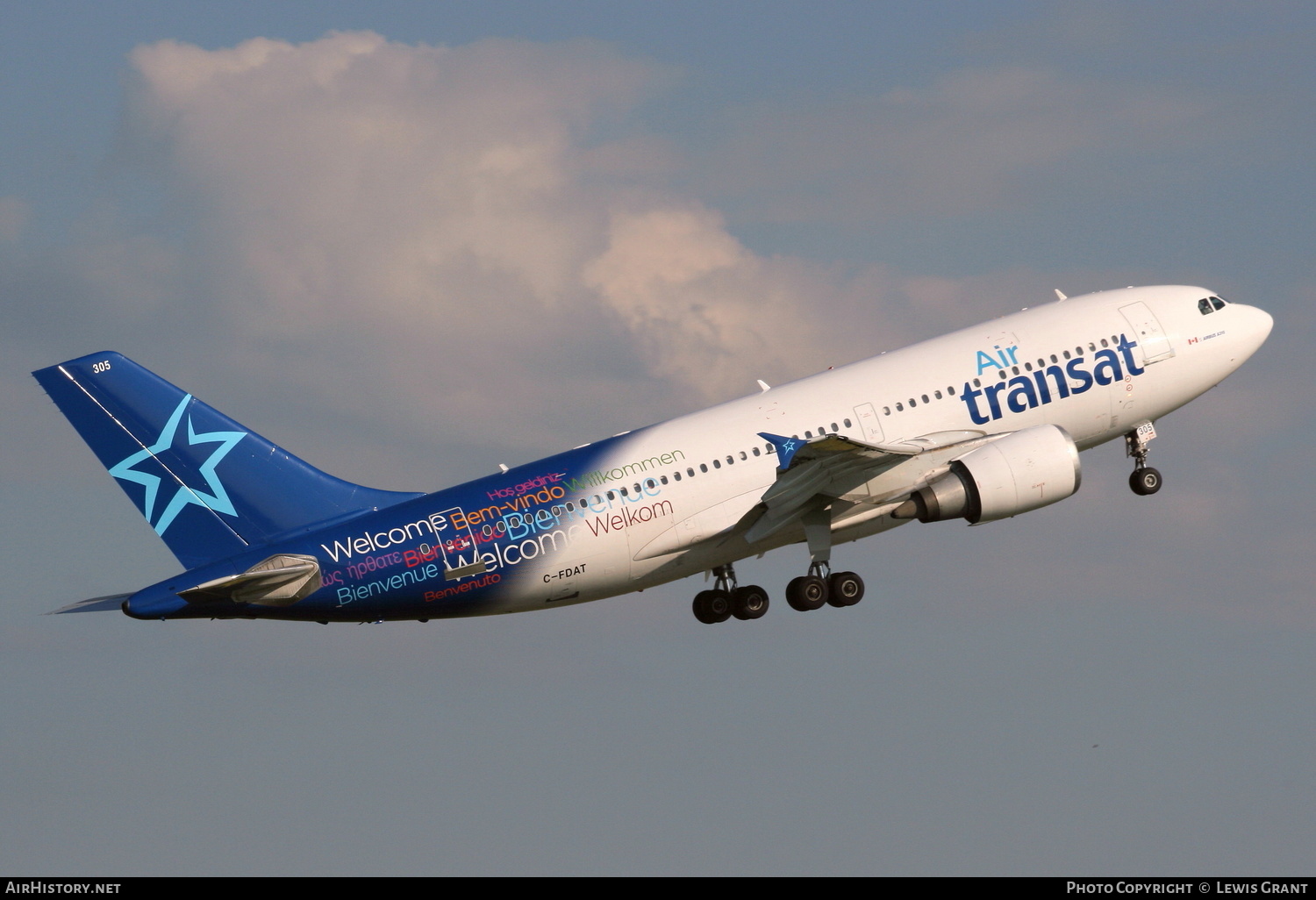 Aircraft Photo of C-FDAT | Airbus A310-308 | Air Transat | AirHistory.net #206363